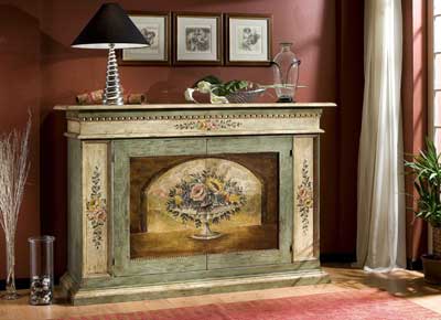 Credenza ante a quadro