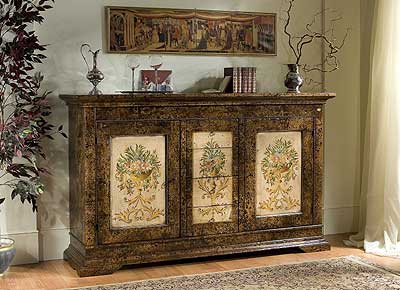 Credenza 2 ante + 4 cassetti